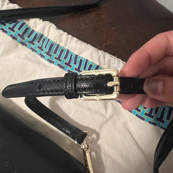 Authentic black Tory Burch crossbody wallet bag - Picture 9 of 13